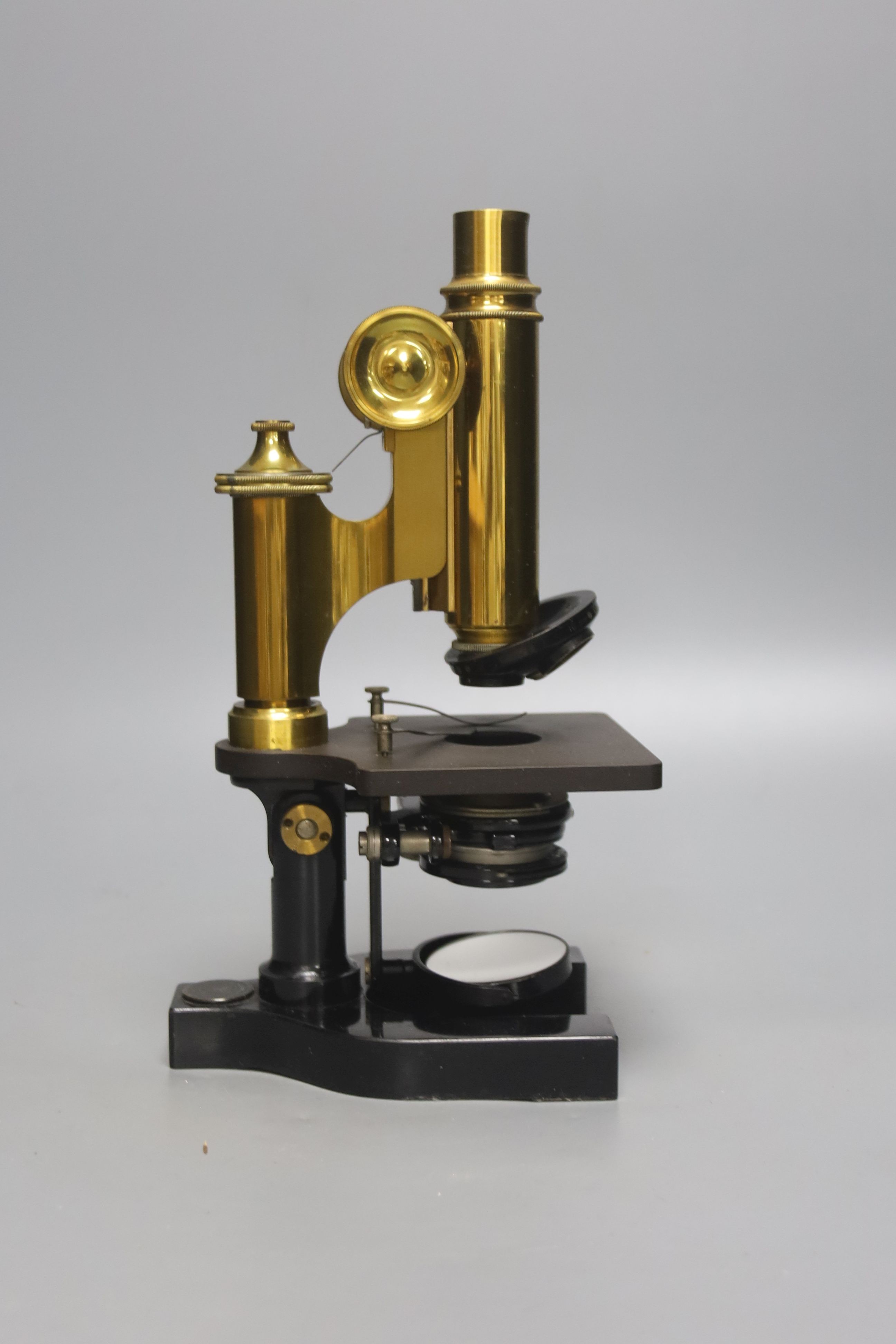 Bausch & Lomb microscope in mahogany case